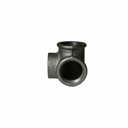 3/4 Inch Malleable Iron 3 Way Corner Pipe Fitting Raw - photo 2
