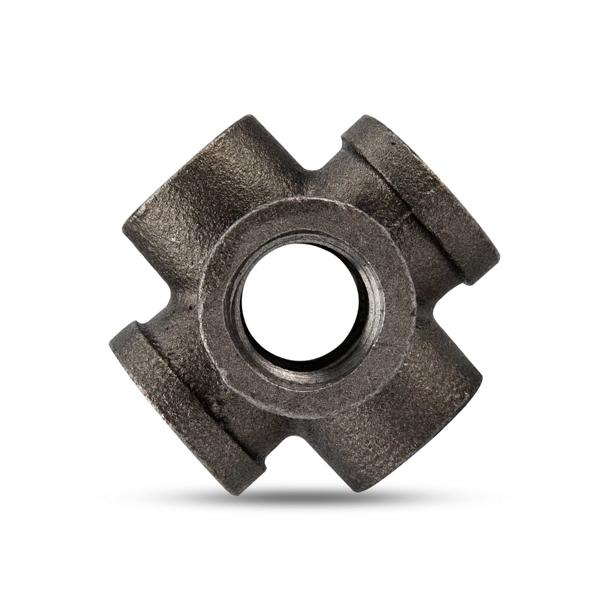 3/4 Inch Malleable Iron 6 Way Pipe Fitting Raw - photo 2