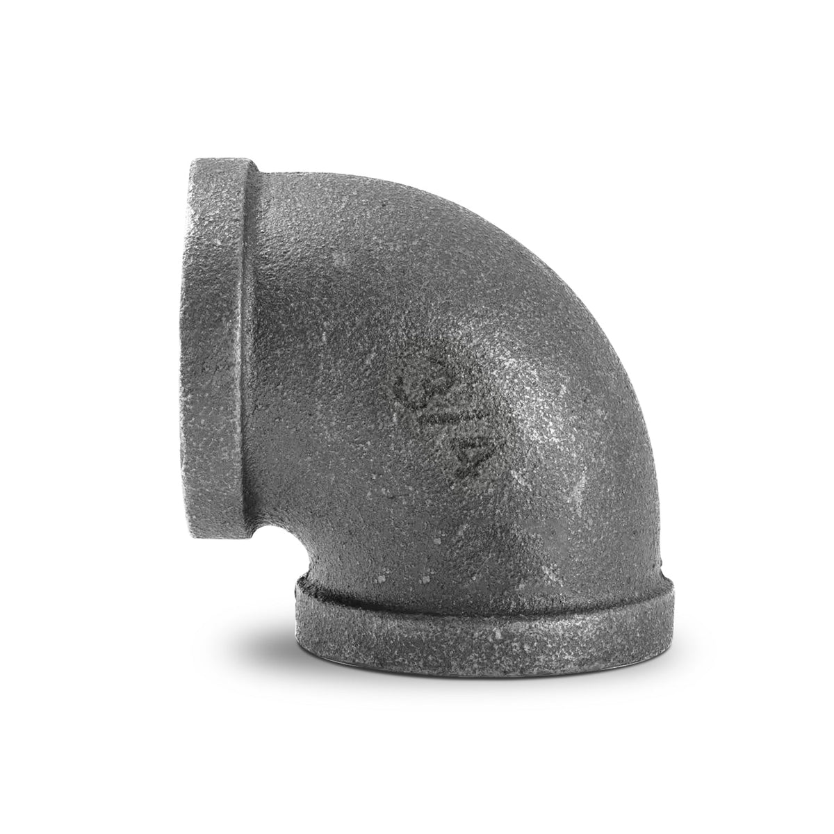 3/4 Inch Malleable Iron 90 Degree Elbow Raw - Single