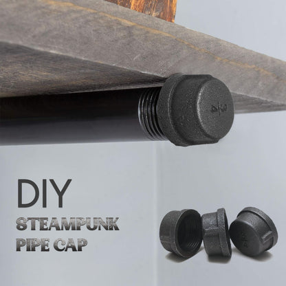 3/4 Inch Malleable Iron Pipe End Cap Raw - photo 3