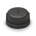 3/4 Inch Malleable Iron Pipe End Cap Raw - Single