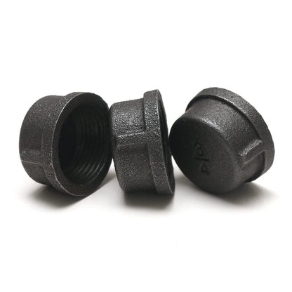3/4 Inch Malleable Iron Pipe End Cap Raw - photo 2