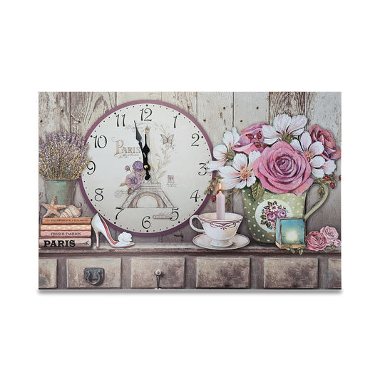 Style Art Painting Frame Wall Clock