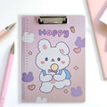 A4 Cartoon Clipboards with Ruler Edge – Pack of 4, Choice of 3 Designs
