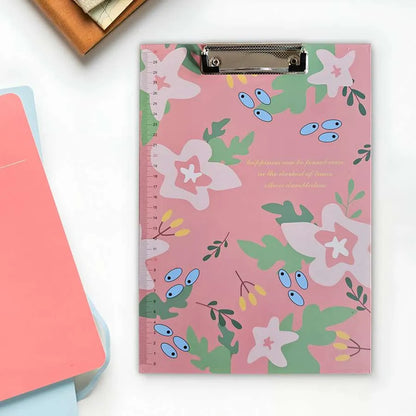 A4 Floral Clipboards with Ruler Edge – Pack of 4, Choice of 4 Designs - photo 6