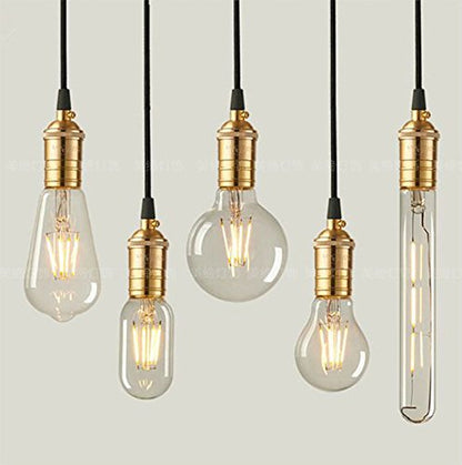 G95 LED 4W Bulb B22 Dimmable Amber Glass~1338