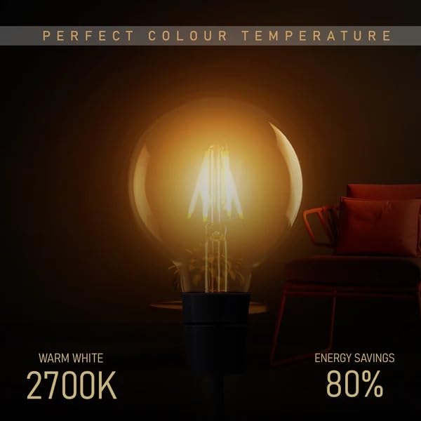 Vintage LED Filament Edison Bulb 220V 8W Warm White ~1339