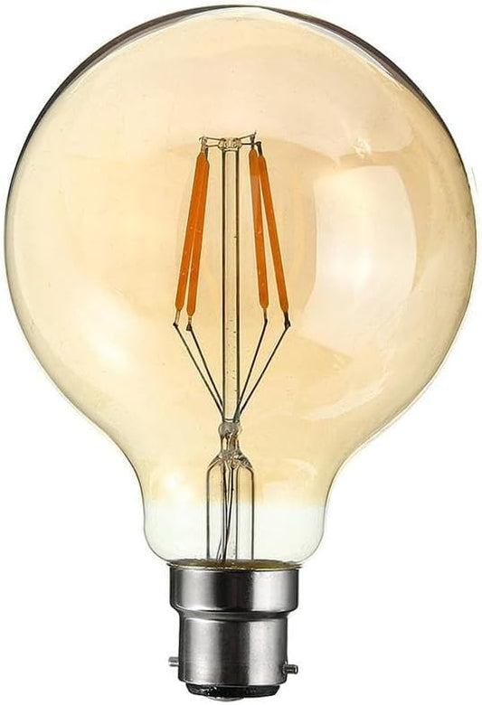 G80 LED Globe Bulbs - DC Voltage LED Edison Bulb, 220V 4W-8W Warm White