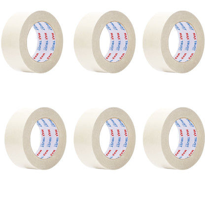 Masking Tape for Painting & Decorating – 48 mm x 45 m, 1 or 6 Rolls - 6 Rolls