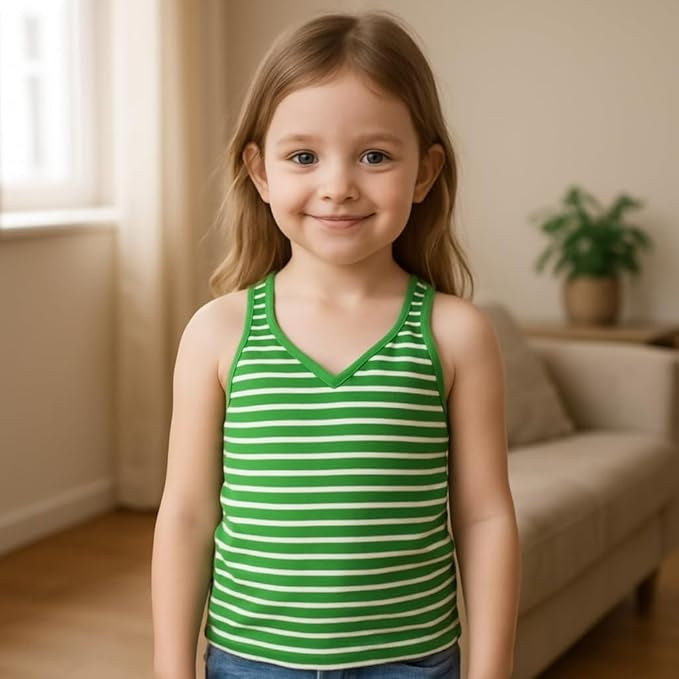 Baby Girls Sleeveless Summer Dress Casual Wear for Kids ~1318