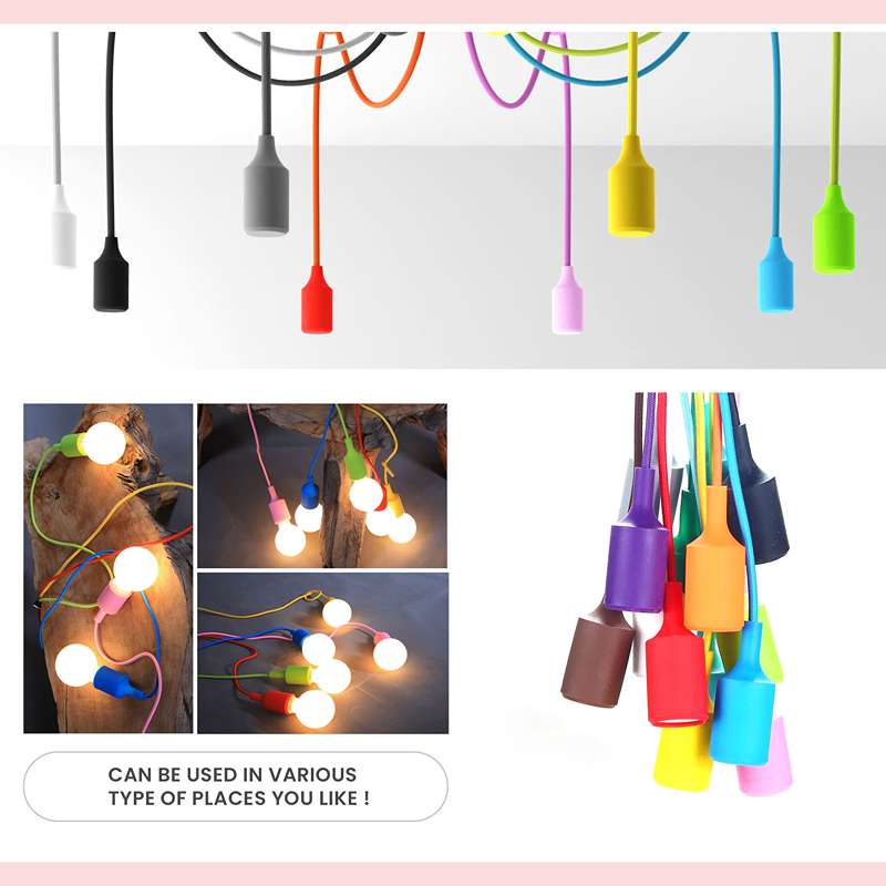 5-Light Silicone Spider Pendant – Multi-Colour, E27 - photo 6