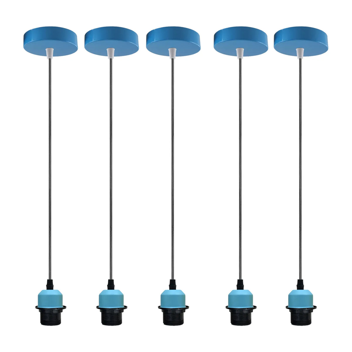 Pendant Light Fitting – E27 Holder, 1 m Cable, Single or Packs - photo 8