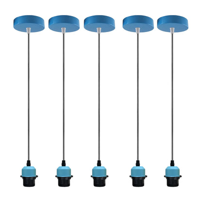 Pendant Light Fitting – E27 Holder, 1 m Cable, Single or Packs - photo 8