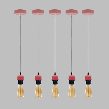 Pendant Light Fitting – E27 Holder, 1 m Cable, Single or Packs