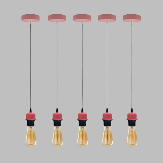 Pendant Light Fitting – E27 Holder, 1 m Cable, Single or Packs