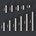 M10 Hollow Aluminium Lamp Tube 90 mm – Pack of 5