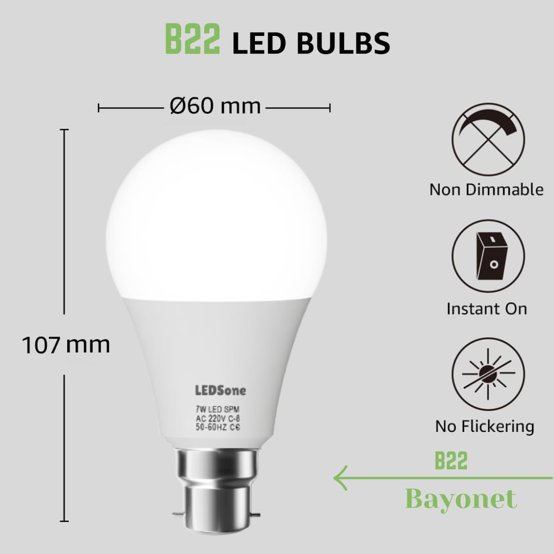 60W Equivalent, Warm White Bulb ~ 1327