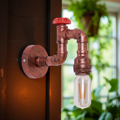 vintage rustic tap lamp light