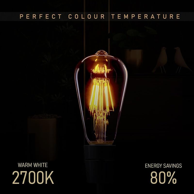 LED Dimmable E27 Screw Light Bulb Globe shape ~1326