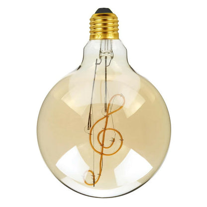 LED G125 4W E27 Globe Bulb Edison Spiral Filament Screw~1330
