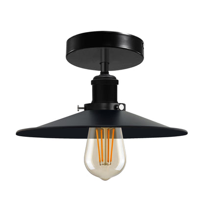 Modern Semi-Flush Mount Industrial Ceiling Light - 1336