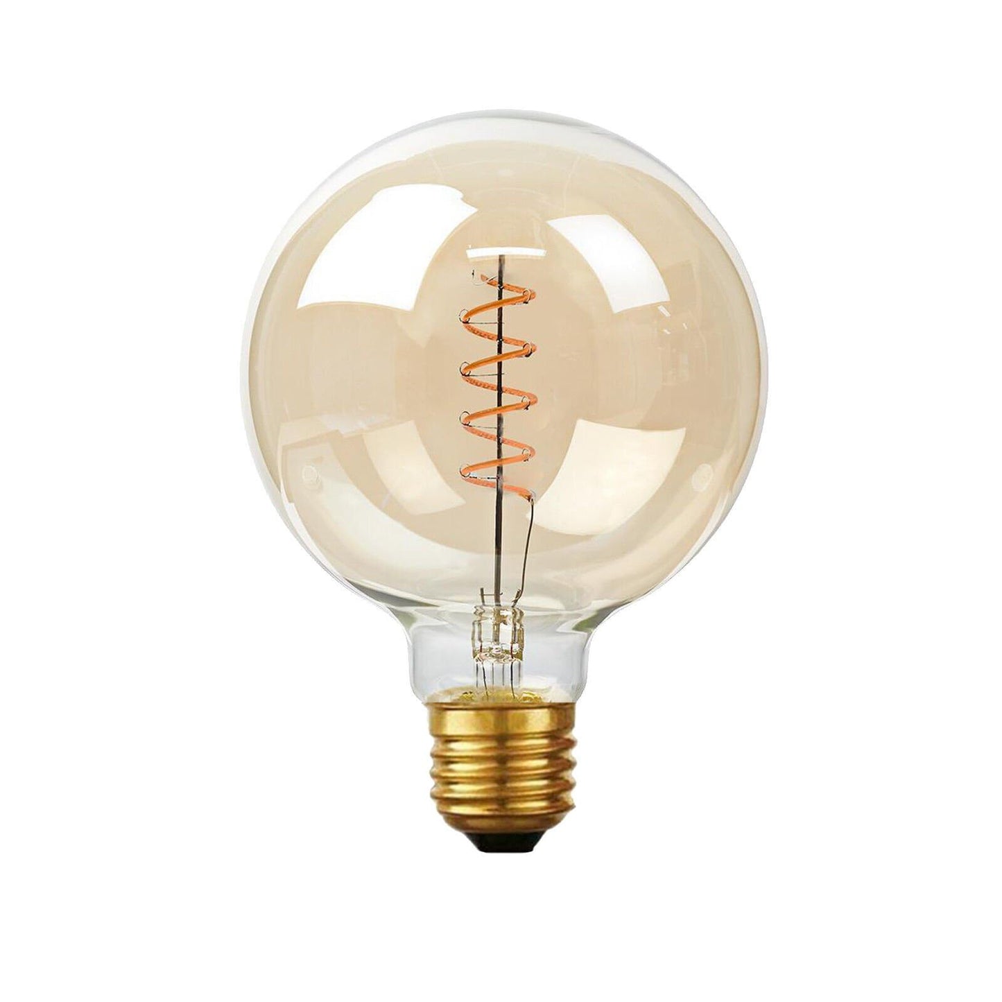 LED G125 4W E27 Globe Bulb Edison Spiral Filament Screw~1330