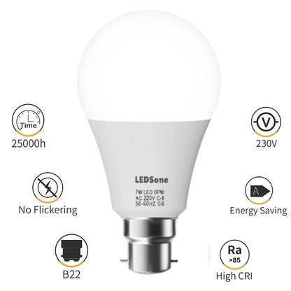 60W Equivalent, Warm White Bulb ~ 1327