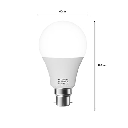 LED GLS 9W B22 LED Bayonet Light Warm White Bulb ~1340