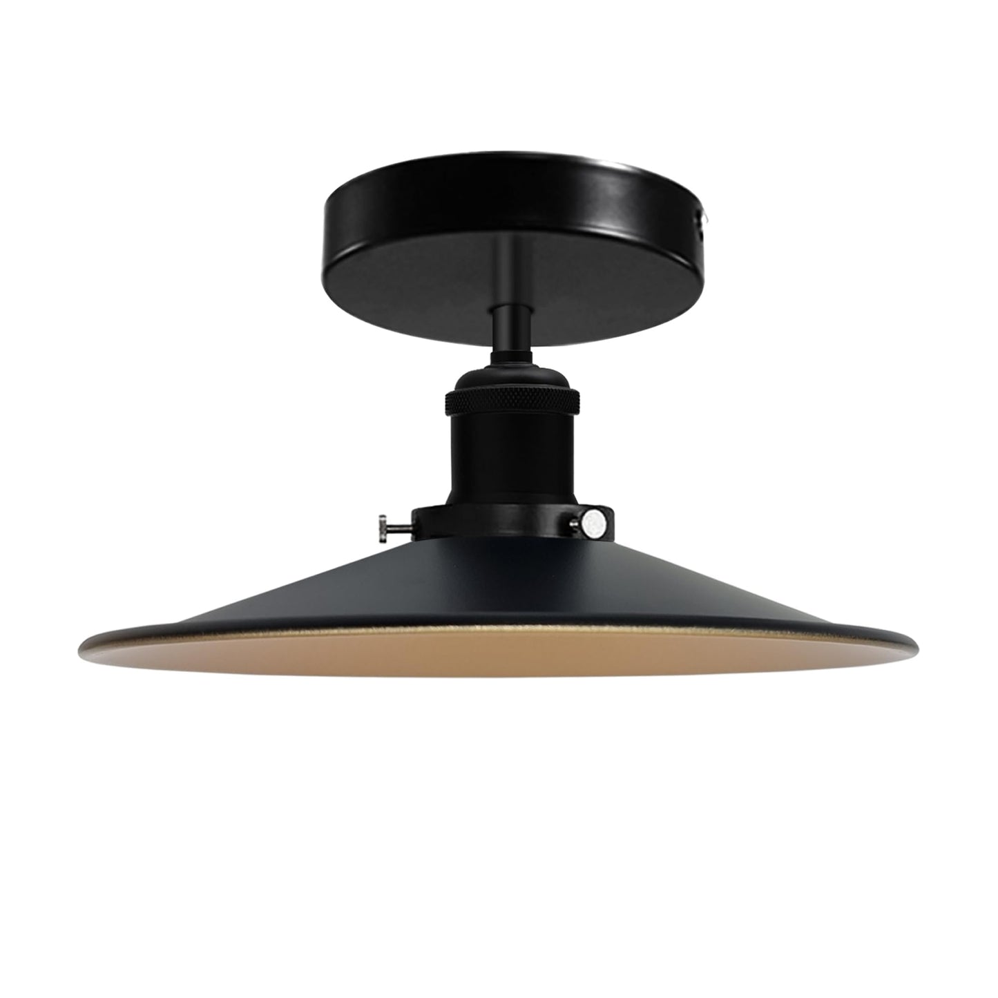 Modern Semi-Flush Mount Industrial Ceiling Light - 1336