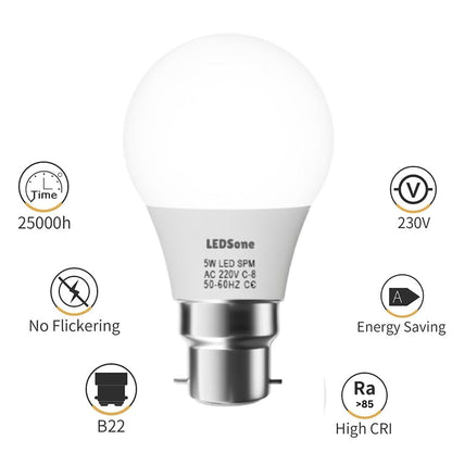 60W Equivalent, Warm White Bulb ~ 1327