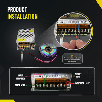 5V IP20 Enclosed Switching Power Supply – 10W to 300W - photo 5