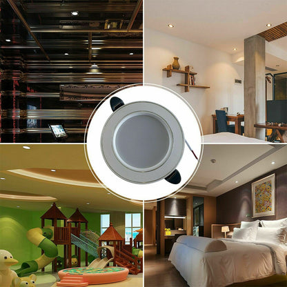 5W Round LED Recessed Downlight – Cool White 6000K, Packs - photo 3