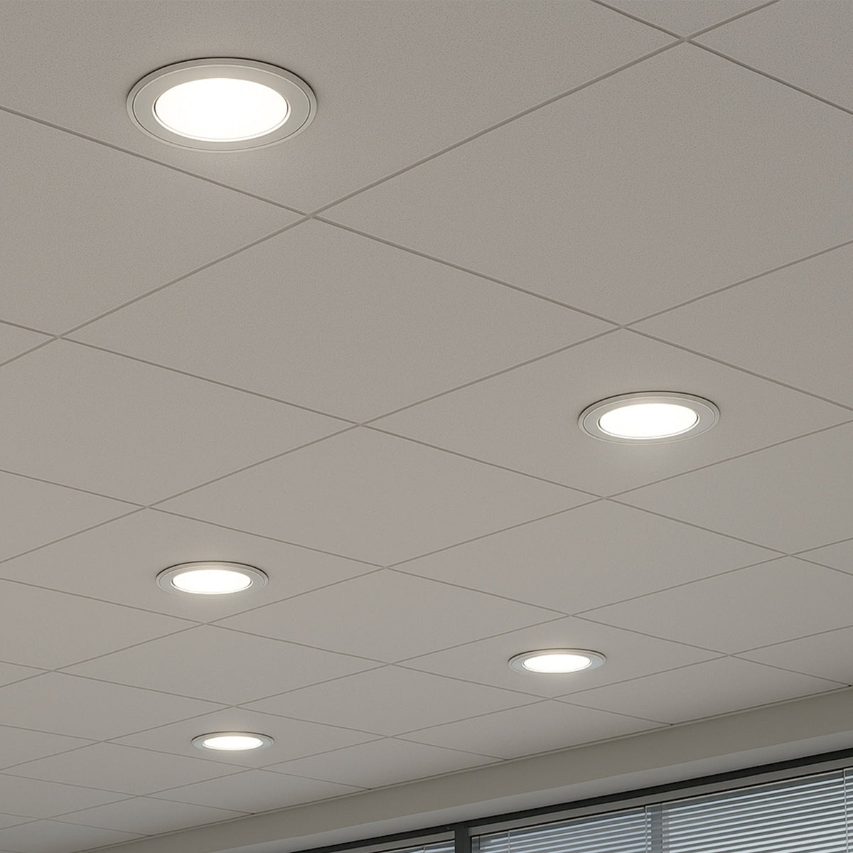 5W Round LED Recessed Downlight – Cool White 6000K, Packs