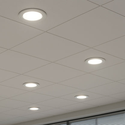 5W Round LED Recessed Downlight – Cool White 6000K, Packs