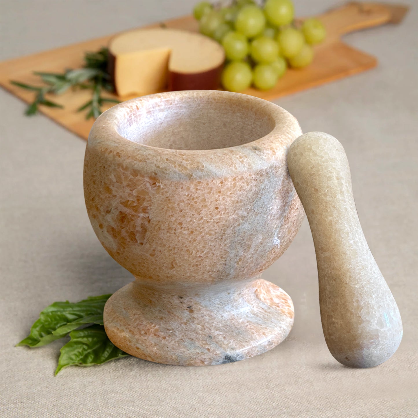 Set of Premium Pestle and Mortar Spice Herb Crusher ~1219