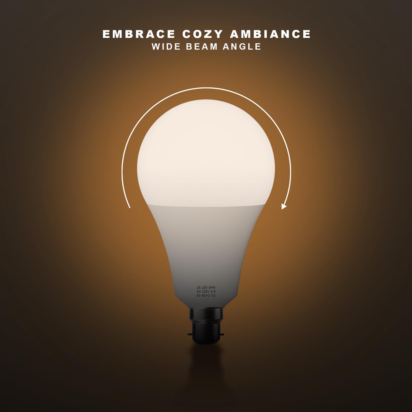 60W Equivalent, Warm White Bulb ~ 1327