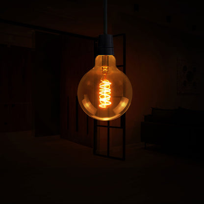 LED G125 4W E27 Globe Bulb Edison Spiral Filament Screw~1330
