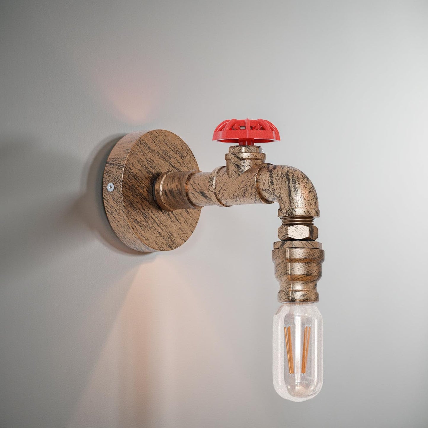 water lights red lamp light