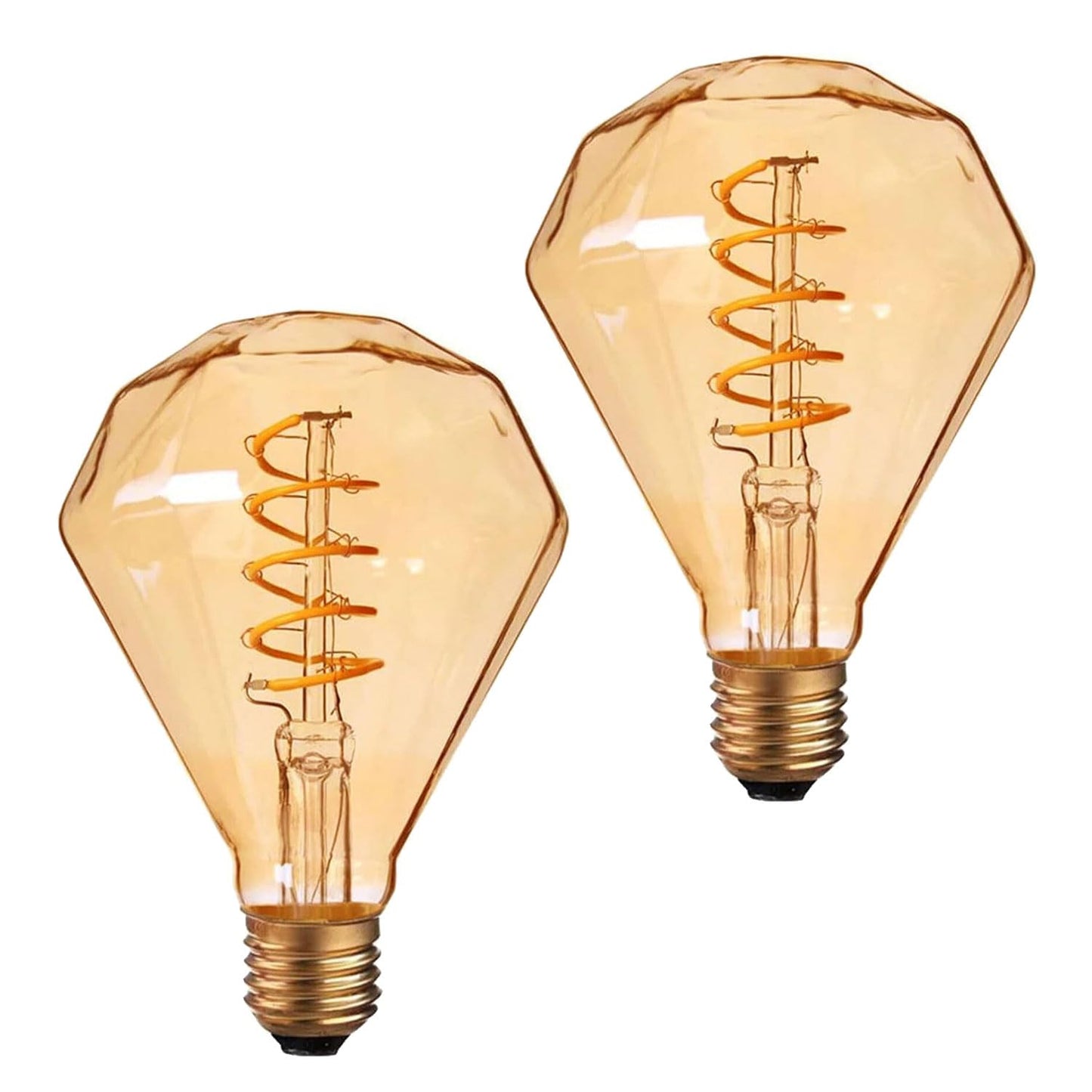LED G125 4W E27 Globe Bulb Edison Spiral Filament Screw~1330