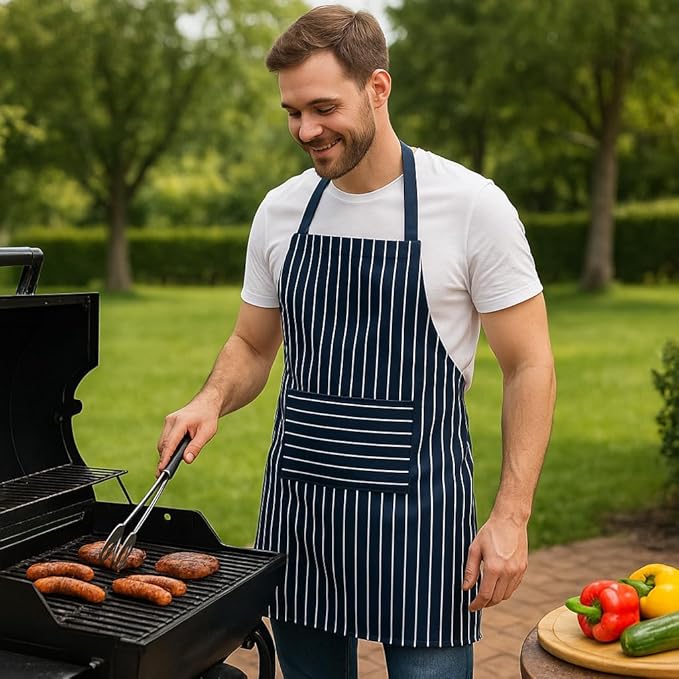 Chef Cooking Apron For Women Men UK Bib aprons ~1207