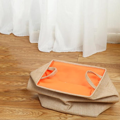 Fabric Clothes Storage Bags Large Household Basket~1019