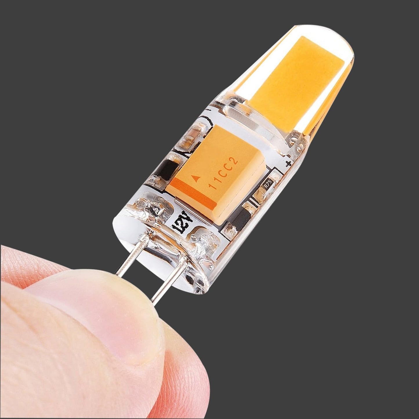 G4 COB LED 3W 12V/220V Cool White Halogen Bulbs~1342