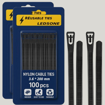 ties cable reusable velcro