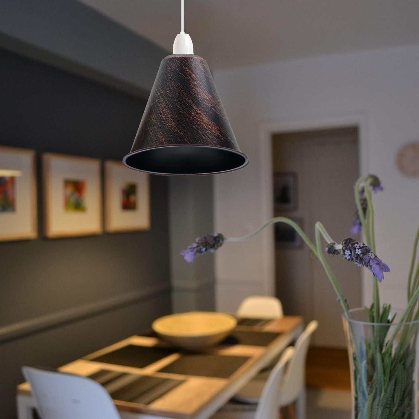 LEDSone Modern Ceiling Light Shade Set of 2