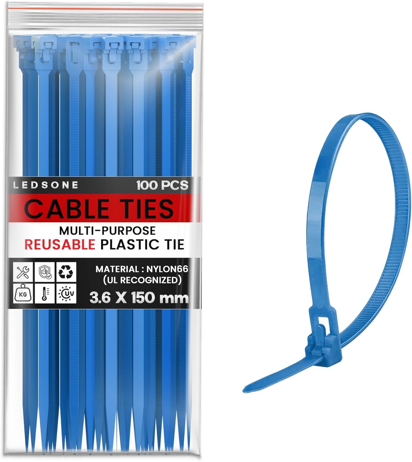 cable ties releasable plastic