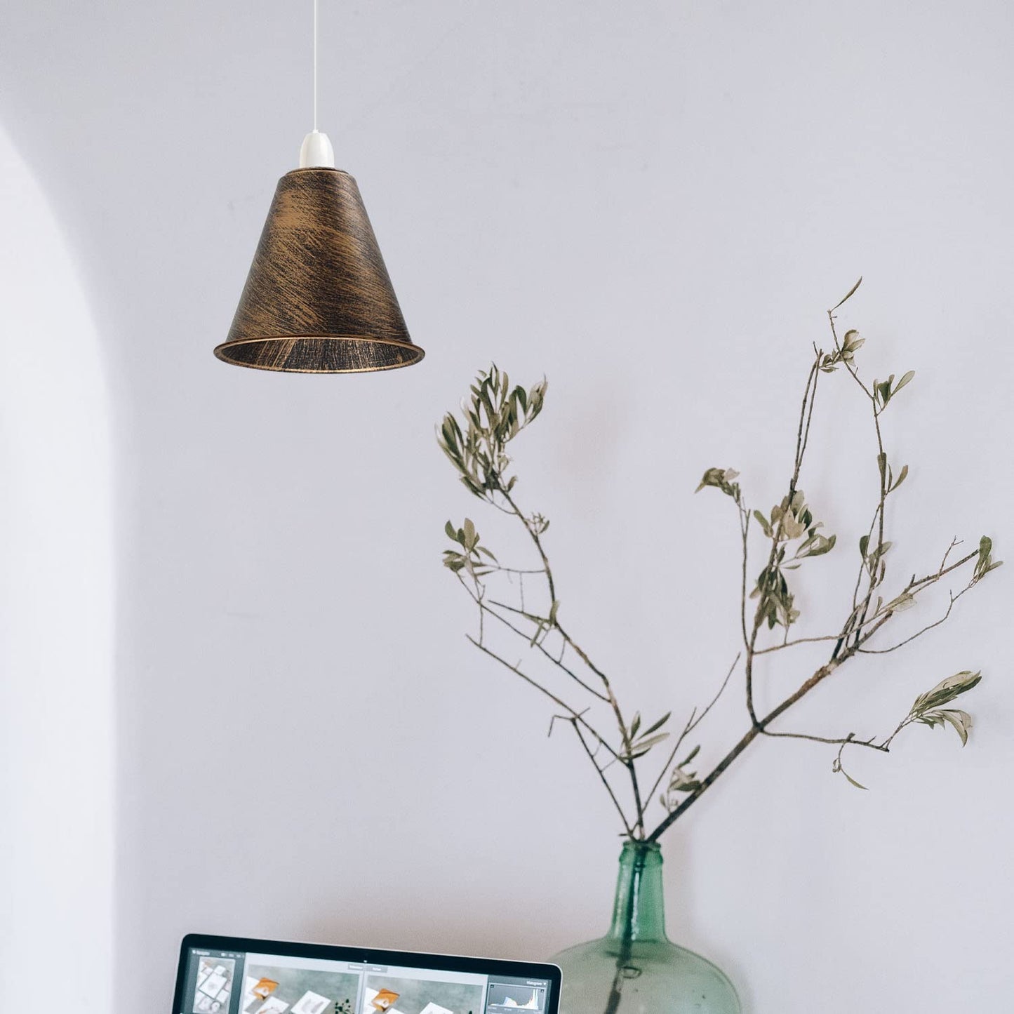LEDSone Modern Ceiling Light Shade Set of 2