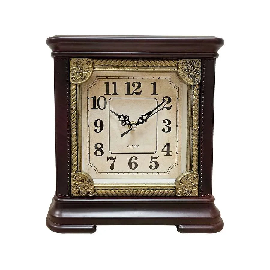 Square Bedside Mantel Clock 