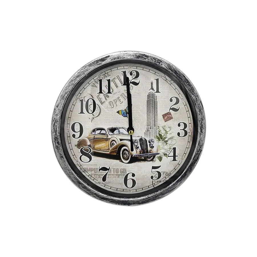 Shabby Chic Patchwork Vintage Clock-main image