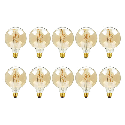 LED E27 Bulb G125 4W Music Music Filament Screw Bulb~1329