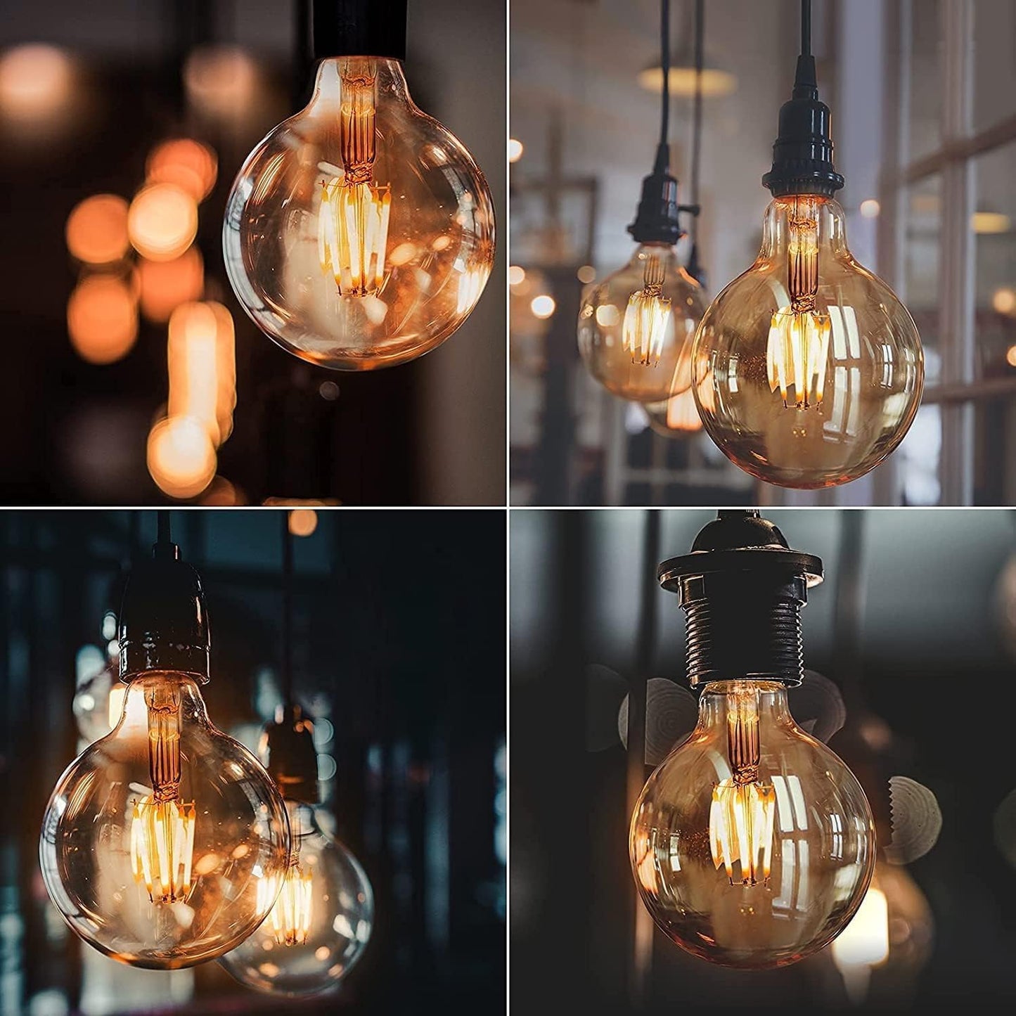LED Dimmable E27 Screw Light Bulb Globe shape ~1326